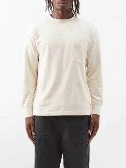 Snow Peak Recycled-blend Cotton-jersey Long-sleeve Top
