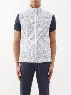 J.Lindeberg Ash Logo-print Packable Gilet