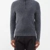 Bogner Lennard Ribbed-knit Cotton-blend Sweater -MONCLER Boutique 920 1095