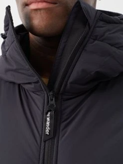 And Wander Panelled Hooded Fleece Jacket -MONCLER Boutique 920 1124