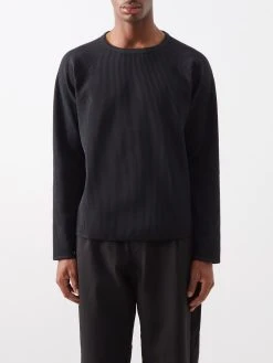 GOLDWIN Waffle-knit Thermal Long-sleeved T-shirt