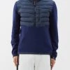 Capranea Tumas Hybrid Merino And Down Mid-layer Top -MONCLER Boutique 920 1233