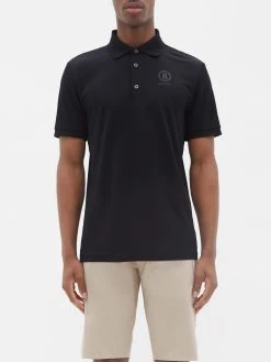 Bogner Logo-print Technical-piqué Golf Polo Shirt