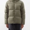Snow Peak Hooded Quilted Down Coat