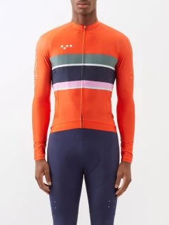 Pedla Heritage Luxe Striped Jersey Cycling Top