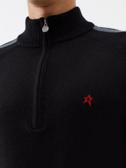 Perfect Moment La Tour IV Merino Wool Half-zip Sweater -MONCLER Boutique 920 1331