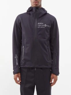 Moncler Grenoble Day-namic Printed Shell Hooded Jacket