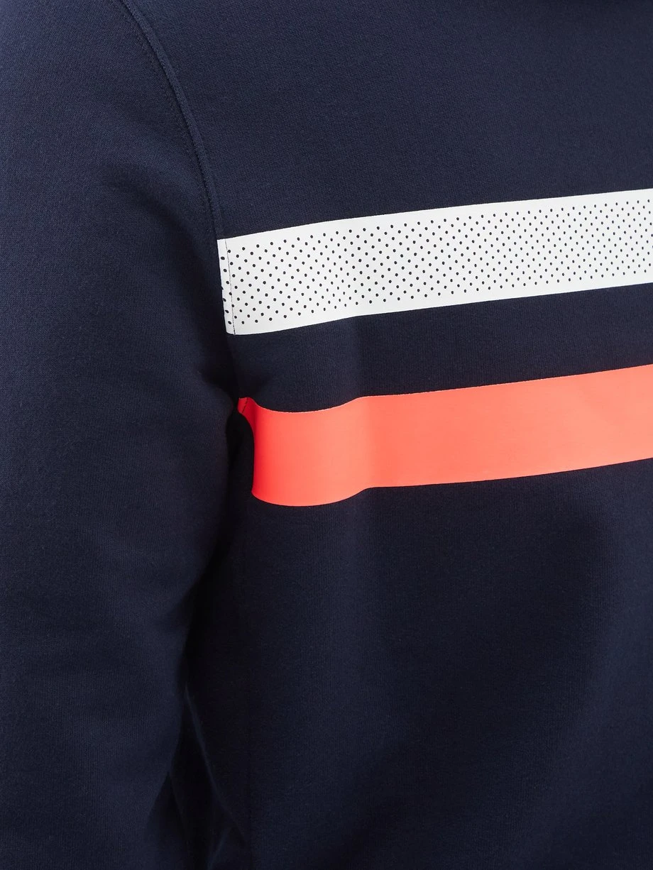 Rapha Brevet Striped Cotton-jersey Hoodie 5 Rapha Brevet Striped Cotton-jersey Hoodie – Image 3