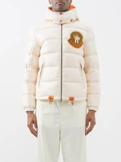 2 MONCLER 1952 Haggi Hooded Quilted Down Jacket