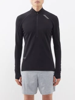 SOAR WoolTech Half-zip Long-sleeved Top