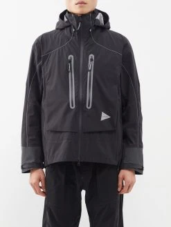 And Wander Pertex Shield Hooded Rain Jacket