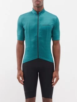 Café Du Cycliste Fleurette Zipped Mesh Cycling Jacket