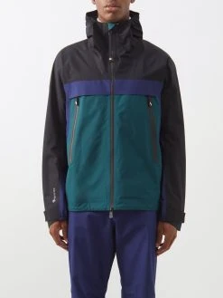 Moncler Grenoble Villair Colour-block Gore-Tex Jacket