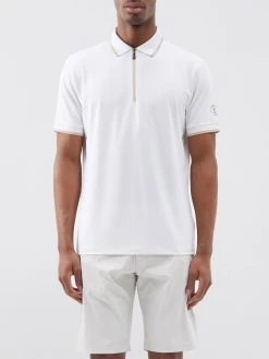 Bogner Cody Technical-jersey Zip Polo Shirt