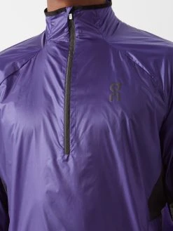 On Zero Quarter-zip Recycled-fibre Ripstop Jacket -MONCLER Boutique 920 1652