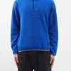 Ostrya Bluebird High-neck Fleece Sweatshirt -MONCLER Boutique 920 1662