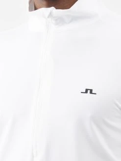 J.Lindeberg Luke Half-zip Mesh-panelled Jersey Top -MONCLER Boutique 920 1679