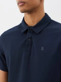 Bogner Timo Cotton-blend Polo Shirt -MONCLER Boutique 920 1754