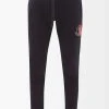 2 MONCLER 1952 Logo-patch Cotton-jersey Track Pants