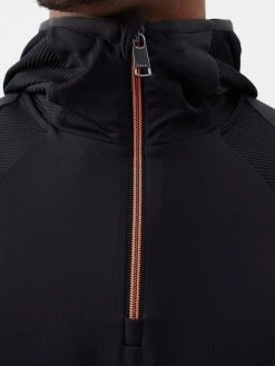 Bogner Orson Quarter-zip Hooded Base-layer Top -MONCLER Boutique 920 1760