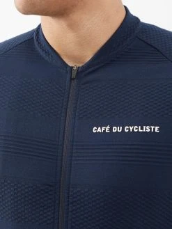 Café Du Cycliste Corinne Technical-jersey Top -MONCLER Boutique 920 182