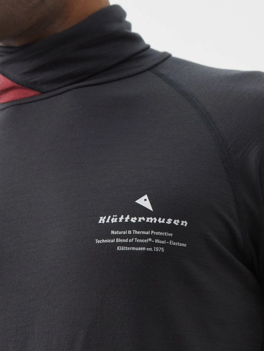 Klättermusen Fafne Roll-neck Lyocell-blend Base-layer Top 5 Klättermusen Fafne Roll-neck Lyocell-blend Base-layer Top – Image 3