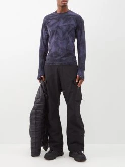 Moncler Grenoble Camouflage-print Jersey Long-sleeve T-shirt -MONCLER Boutique 920 1960