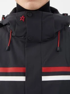 Perfect Moment Boreal Striped Hooded Ski Jacket -MONCLER Boutique 920 197