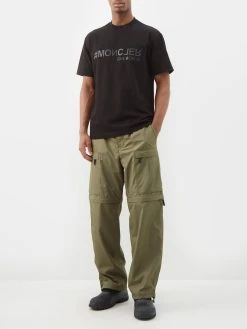 Moncler Grenoble Logo-print Cotton-jersey T-shirt -MONCLER Boutique 920 1990