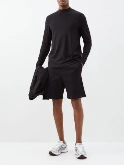 Jacques Mindful Movement Ribbed-jersey Shorts -MONCLER Boutique 920 1993