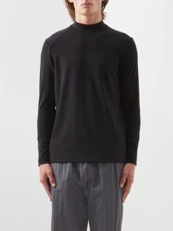 Jacques High-neck Long-sleeved Top