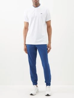 J.Lindeberg Tyson Logo-patch Technical-piqué Polo Shirt -MONCLER Boutique 920 2035