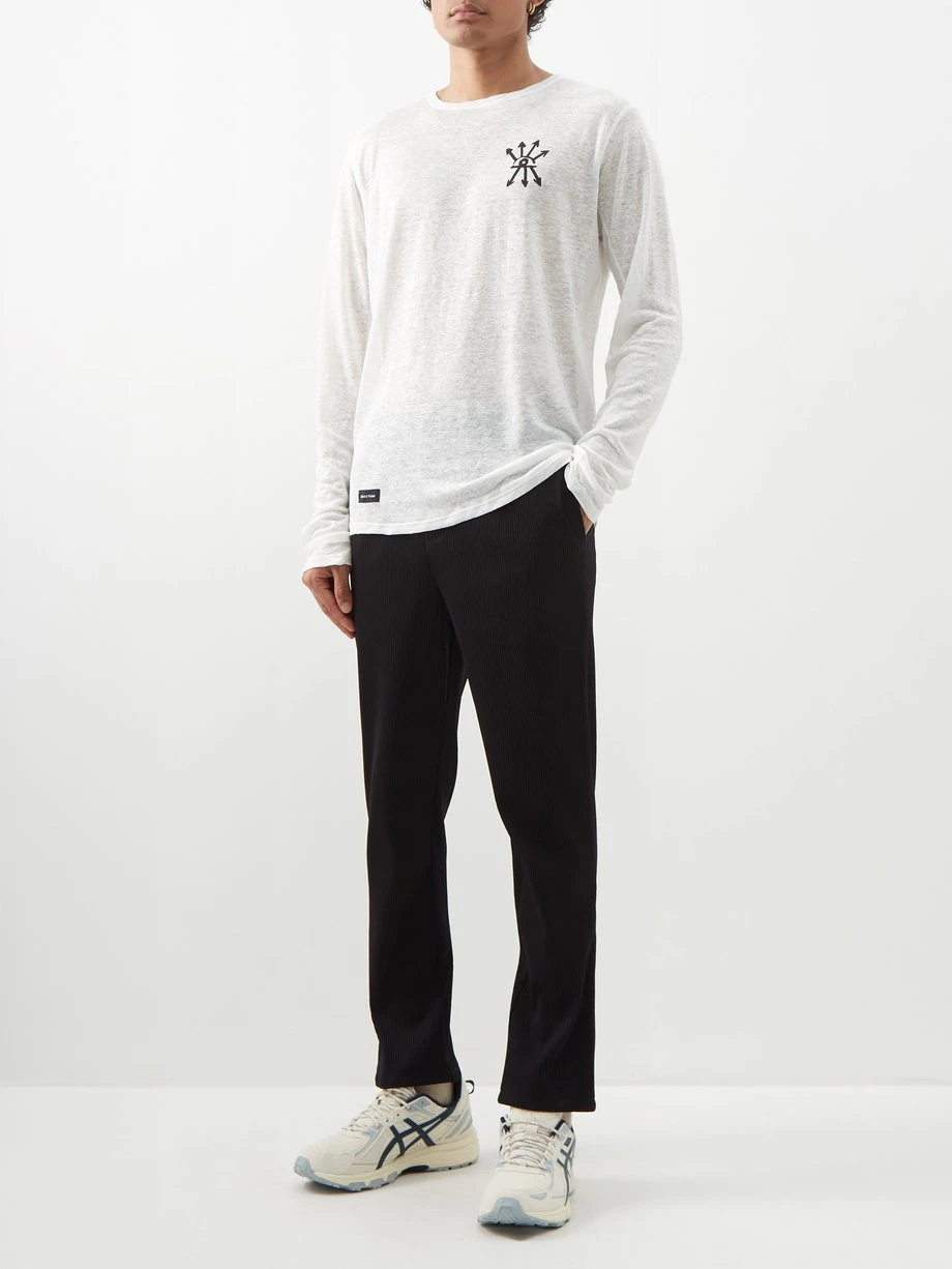 District Vision X Sukha Sri Chinmoy Hemp-jersey Top 4 District Vision X Sukha Sri Chinmoy Hemp-jersey Top – Image 2