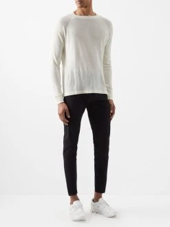 Satisfy CloudMerino Waffle-knit Long-sleeved T-shirt -MONCLER Boutique 920 2095