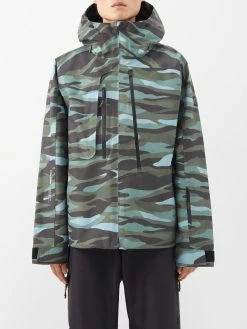 Holden Sierra Camouflage-print Hooded Ski Jacket