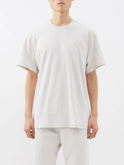 The North Face XX Kaws Logo-embroidered Cotton-blend Jersey T-shirt