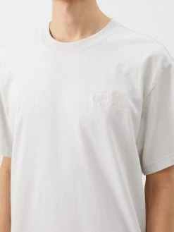 The North Face XX Kaws Logo-embroidered Cotton-blend Jersey T-shirt -MONCLER Boutique 920 2156