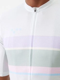 Pedla Striped Technical-jersey Cycling Top -MONCLER Boutique 920 2165