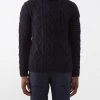 Fusalp Billie Cable-knit Roll-neck Wool-blend Sweater -MONCLER Boutique 920 2172