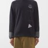 2 MONCLER 1952 Logo-print Fleece Sweatshirt -MONCLER Boutique 920 2226