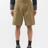 2 MONCLER 1952 Technical-canvas Pleated Shorts -MONCLER Boutique 920 24
