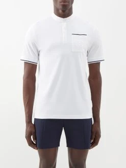 Bogner Maks Cotton-blend Piqué Golf Polo Shirt