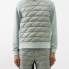 Holden Crew-neck Quilted Down Sweater