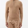 Bogner Lennard Ribbed-knit Cotton-blend Sweater