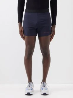 Falke Ess Logo-print Stretch-jersey Running Shorts