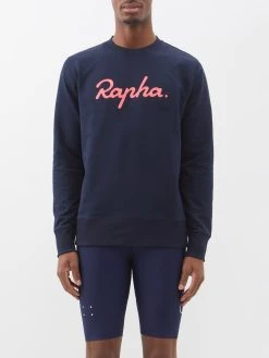 Rapha Logo-embroidered Cotton-jersey Sweatshirt