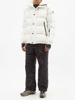 Moncler Grenoble X Naj-Oleari Letter-print Ski Trousers -MONCLER Boutique 920 388