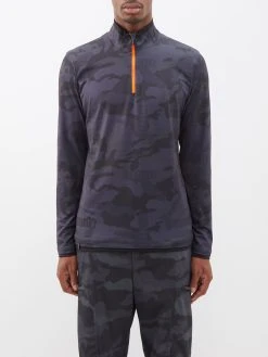 Sportalm Camouflage-print Thermal Base-layer Top
