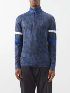 Bogner Verti Camo-print Quarter-zip Base Layer