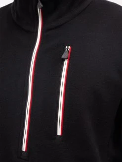 Moncler Grenoble Zip-neck Jersey Sweatshirt -MONCLER Boutique 920 521